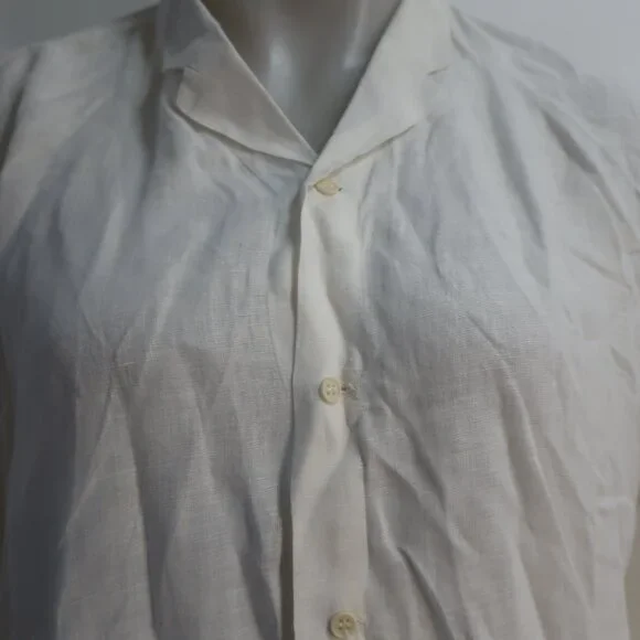 Mens Gianni Versace White Button Down Top XL/IT 52 - Picture 4 of 8